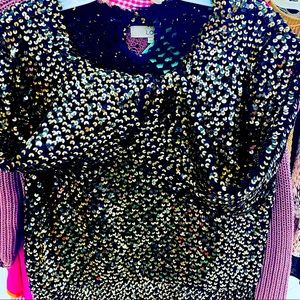 Sequin sweater lightly used